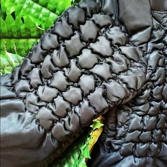 ROCHAS MID LENGTH LIGHT PUFFER DESIGNER LONG SLEEVES JACKET COAT WOMEN S… - Picture 4 of 7